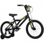 Huffy 18-inch Unleash Boys' Bike for Kids', Black / Green