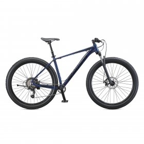 Schwinn Axum DP Mountain Bike with Mechanical Seat Post, Large 19-Inch Men's Style Frame, Blue