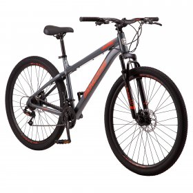 Mongoose Durham Mountain Bike, 29-Inch Wheel, 21 Speeds, Grey
