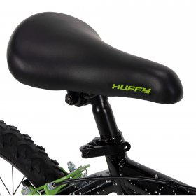 Huffy 18-inch Unleash Boys' Bike for Kids', Black / Green