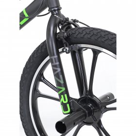 Kent Bicycle Maddgear 20" Hazard Mag Wheel Boy's BMX Bike, Green and Black