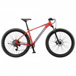 Schwinn Axum DP Mountain Bike with Mechanical Seat Post, Large 19-Inch Men's Style Frame, Red