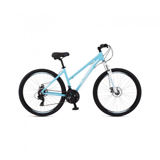 Schwinn GTX 2 Bicycle 700 C, Women\'s Cross-Commuter, Light Blue