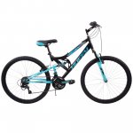 Huffy 26" Trail Runner Women's Full Suspension Mountain Bike, Black