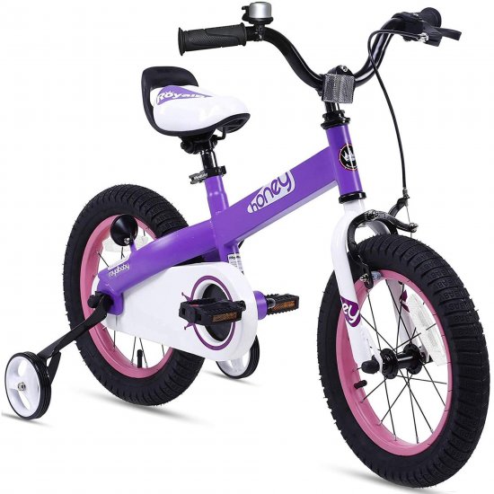 RoyalBaby Honey Lilac 12 inch Kid\'s Bicycle