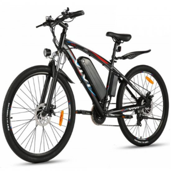 VIVI 500W Electric Bike, 27.5\" Electric Bike for Adults, Electric Mountain Bike, Ebikes for Adults, 48V 10.4AH Adult Electric Commuter Bicycle Up to 50 Miles Range, Max 19MPH Shimano 21 Speed Ebike