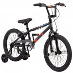 Mongoose Switch 18" Freestyle BMX Bike, Single Speed, Boys, Black Multi