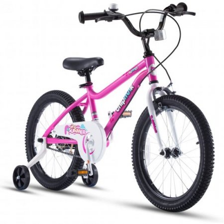 RoyalBaby Chipmunk 12 inch MK Sports Kids Bike Summer Pink With Training Wheels