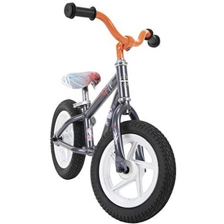 Huffy Frozen 2 Balance Bike for Toddler & Kids, Olaf Graphics, 12 inch, Orange