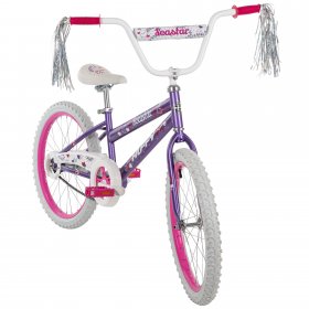 Huffy 20 inch Sea Star Girl's Sidewalk Bicycle, purple and pink