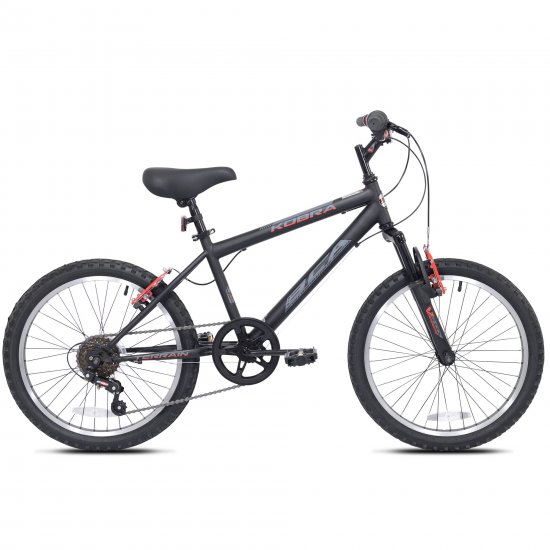 BCA 20\" Boys Kobra Mountain Bicycle, Black