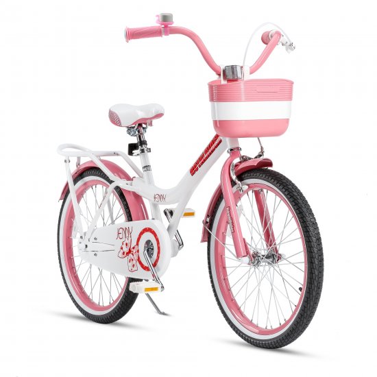 Royalbaby Jenny Princess 20 inch Girl\'s Bicycle, White & Pink