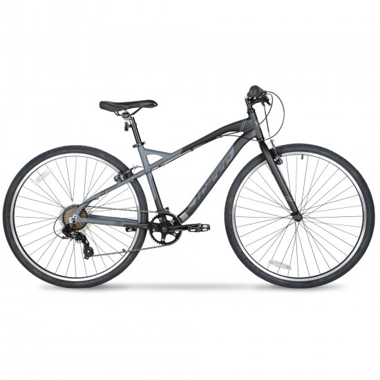 Hyper Bicycle 700c Adult Urban Bike, Gray