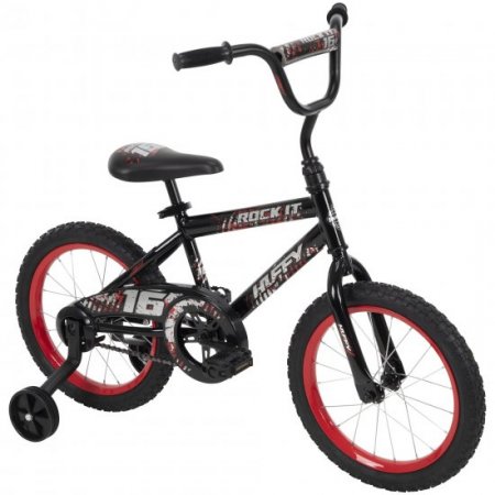 Huffy 16 Inch Rock It Boys Sidewalk Bike, Black