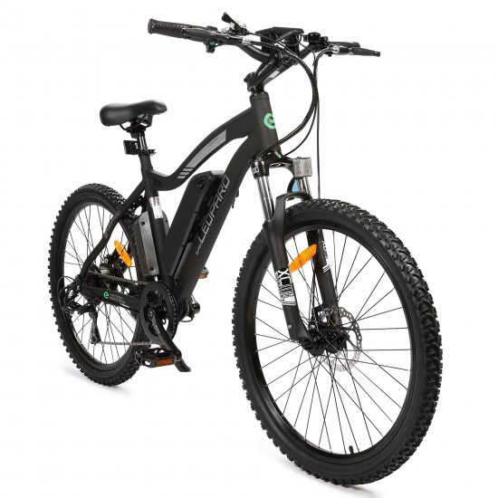 ECOTRIC City Commuter Ebikes Mountain Electric Bike Adults 26\" E Bike 500W Powerful Motor 36V 12.5Ah Removable Lithium Battery Suspension Fork Shimano 7 Speed