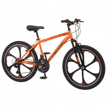 Mongoose Alert Mag Wheel mountain bike, 24-inch wheels, 7 speeds, orange