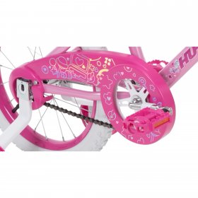 Huffy 16 Inch Sea Star Girl's Bike, Pink Bubble Gum