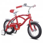 Radio Flyer 12" Classic Boy's Bicycle with Training Wheels, Red