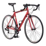 Schwinn Volare 1400 Bicycle 700C, Men's Drop Bar Road, Matte Red