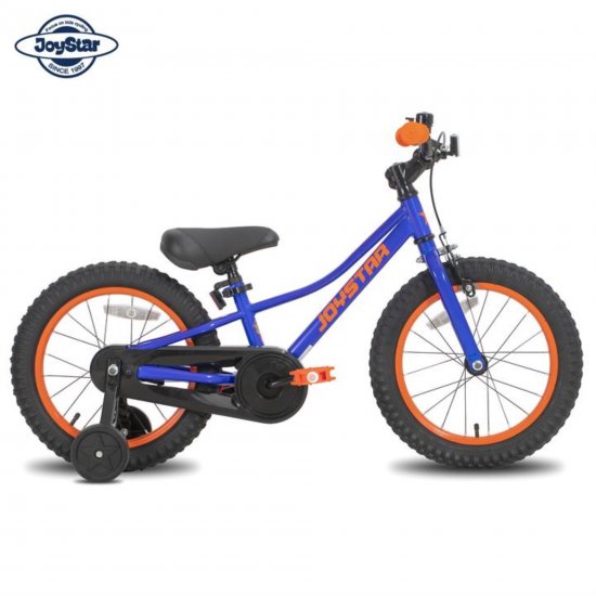 JOYSTAR 16 inch Kids Bike with Training Wheels for 4 5 6 7 Years Old Boys, Toddler Cycle for Early Rider, Child Pedal Bike, Blue