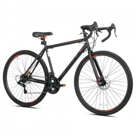 Kent 700c Nazz Men's Gravel Road Bike, Black