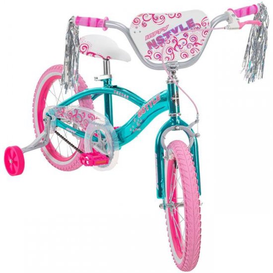 Huffy N Style Girl\'s Bicycle, Blue, 16 In., 21830