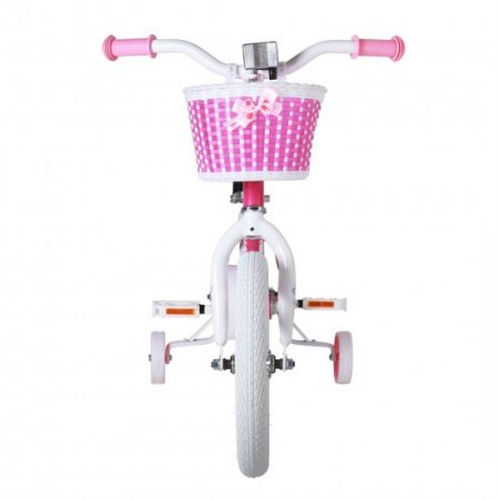 JOYSTAR Angel Girls Bike 16 Inch Kids Bike with Training Wheels for 4-7 Years Old Girls,Toddler Bicycle,Fuchsia