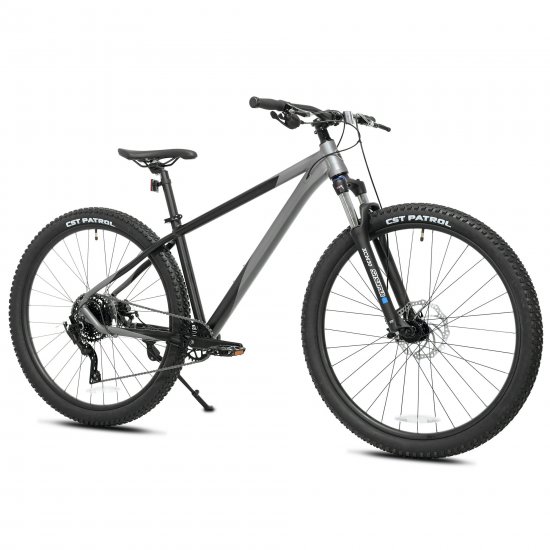 Kent Bicycles 29\" Men\'s Trouvaille Mountain Bike Medium, Black and Taupe