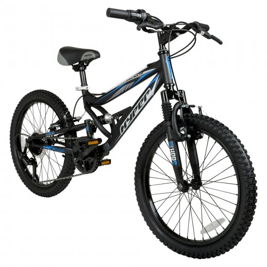 Hyper Bicycles 20\" Boys Shocker Mountain Bike, Kids, Black